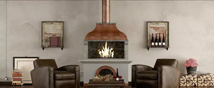 Thelin Hearth Products Providence Pellet Insert Fireplace Installation in McAlester, OK