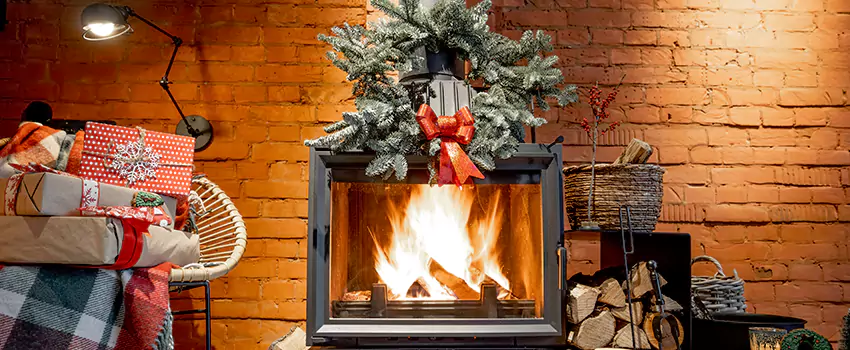 Travis Industries Linear Gas Fireplace Installation in McAlester, Oklahoma