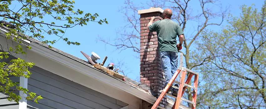 Vinyl and PVC Chimney Flashing Installation in McAlester, OK