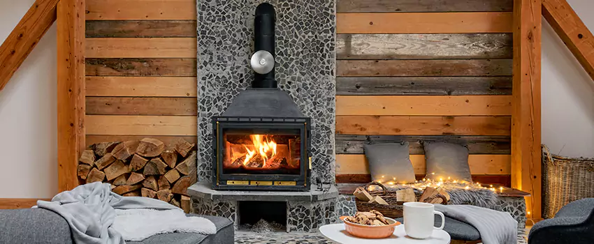 Thelin Hearth Products Direct Vent Gas Stove Fireplace Inspection in McAlester, Oklahoma